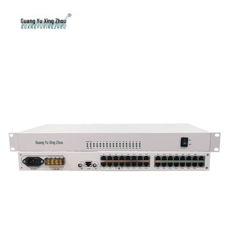 GY-P30E1 PCM E1 to 30-Channel Telephone Fiber Optic Multiplexer