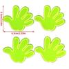 Set of 4 Reflective Bike Stickers Waterproof Designs Bicycles Reflector for Improved Nighttime Riding Safety & Visibility