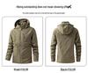 Men's Outdoor Fleece-Lined Windproof Waterproof Jacket