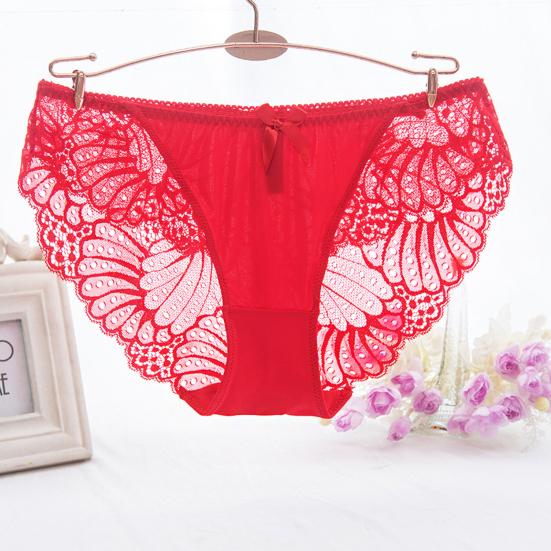 Trendy dámské spodky chladivé elastické dámské kalhotky Pure Color s nízkým pasem pro vnitřní nošení