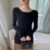 Women's Elegant One-Shoulder Cashmere Knit Sweater – Slimming, Versatile, Solid Color Top