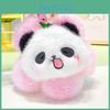 Fun Soft Plush Panda Head Keychain Ideal For Keyrings And Bag Accessories For Kids