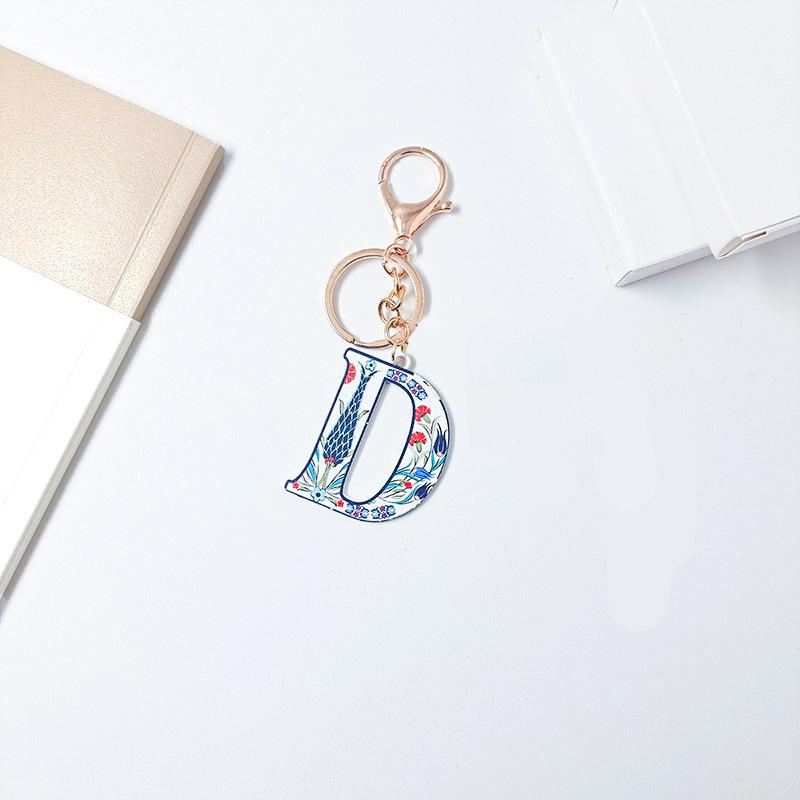 Colorful English Alphabet Keychain & Graduation Gift Accessory