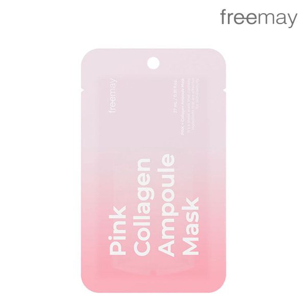 Freemay Vegan Pink Collagen Ampoule Mask 10 sheets