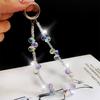 Hand-beaded Mobile Phone Lanyard Strap Crystal Car Keychain Fashion Phone Hand Rope