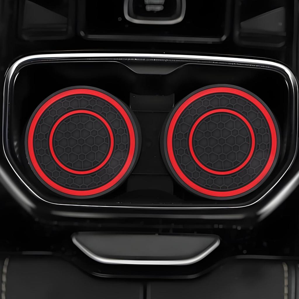 GLEAVI Car Coaster Car Interior Decoration Non-Slip Drink Coaster Car Cup Mat Cup Holder
