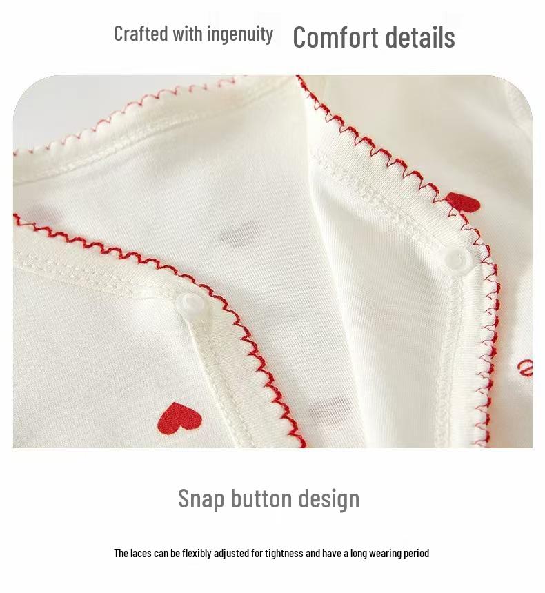 Pure Cotton Long Sleeve Baby Bodysuit for All Seasons