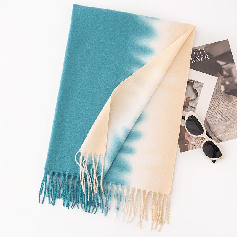 2024 New Autumn And Winter Scarf For Girls With A High-End Feel, A Cashmere Inspired Dopamine Couple Warm Scarf