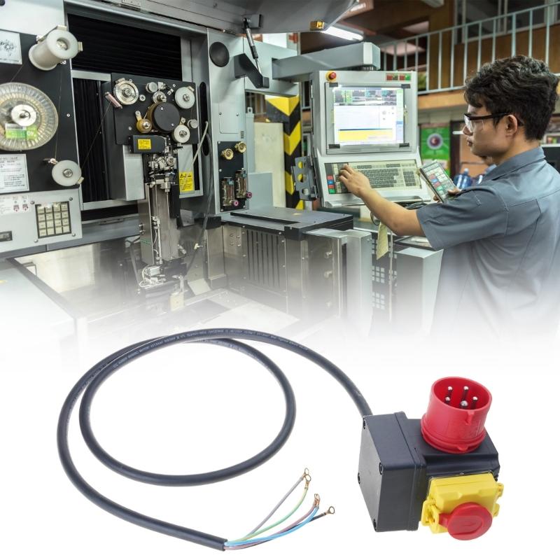 Heavy Duty Equipment Switches 400V 3 Phase Power Control with Phase Inverter & Safe Shutoff Simple Installation