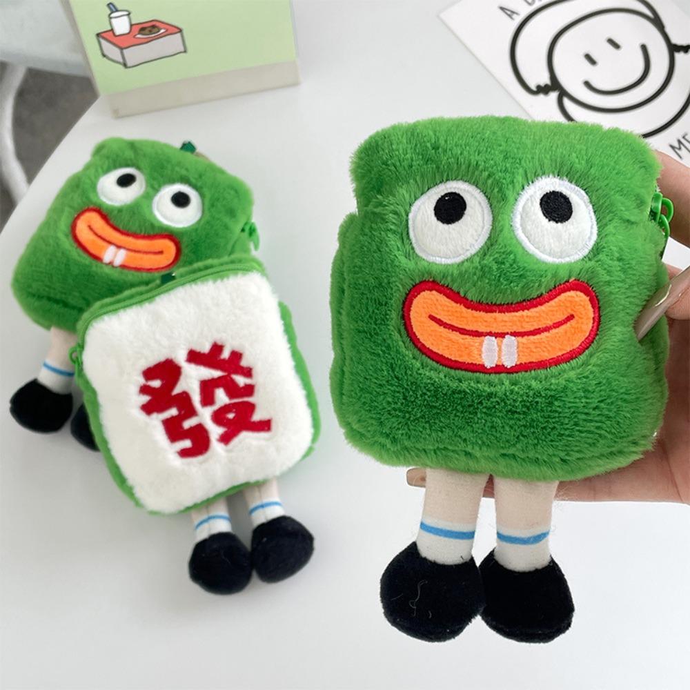 

Big Eyes Mahjong Plush Keychain Cartoon Mini Mahjong Plush Pendant Backpack Decor style 3