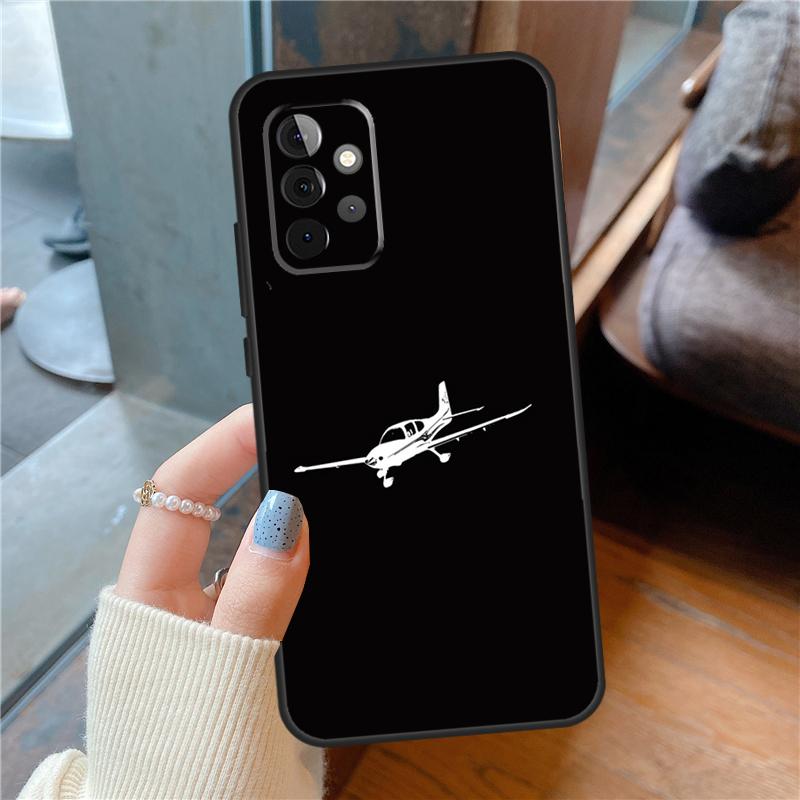 Aircraft Airplane Fly Travel Case For Samsung Galaxy A54 A34 A14 A15 A13 A53 A16 A26 A36 A56 A12 A22 A32 A52 A06 A35 A55