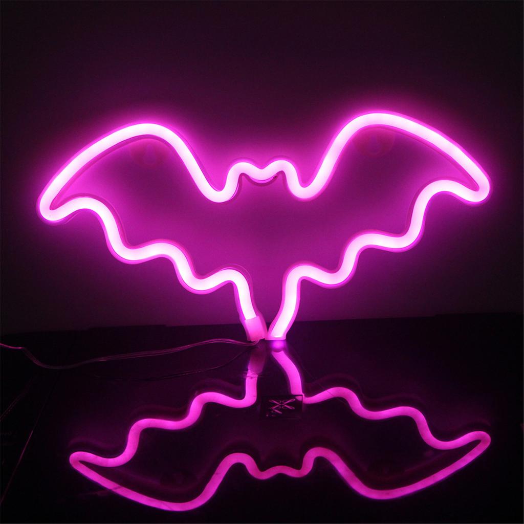 Halloween  Neon Sign Halloween LED  Neon Light Sign For Wall Decor  Shape Lamp With tery Or USB Powered For Halloween Party,Bar,Room Décor