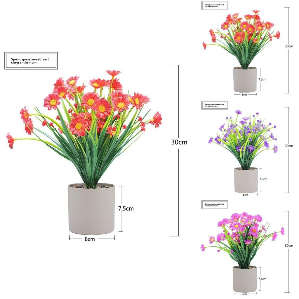Artificial Plant Decor With Plastic Craft For Home Office And Indoor Spaces
