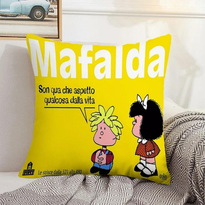 Sofa Cushions Mafaldas Sleeping Pillows Throw Pillow Covers Decorative Cushion Cover 45x45cm Pillowcase Fall Decor 45x45 Body
