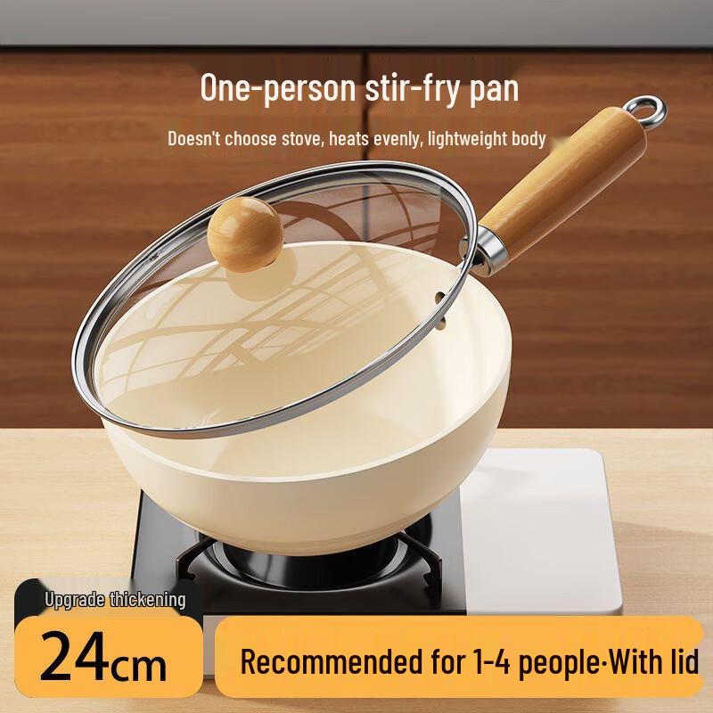 

Yoshida Craftsman 24cm Ceramic Non-stick Wok with Lid
