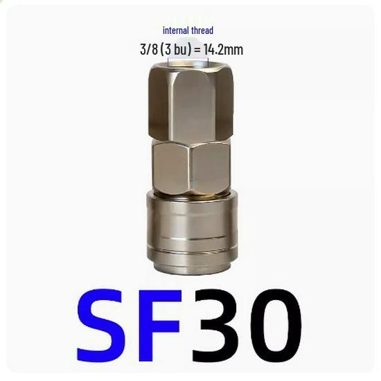 C-Type Self-Locking Air Hose Quick Connector for Compressors & Pneumatic Tools