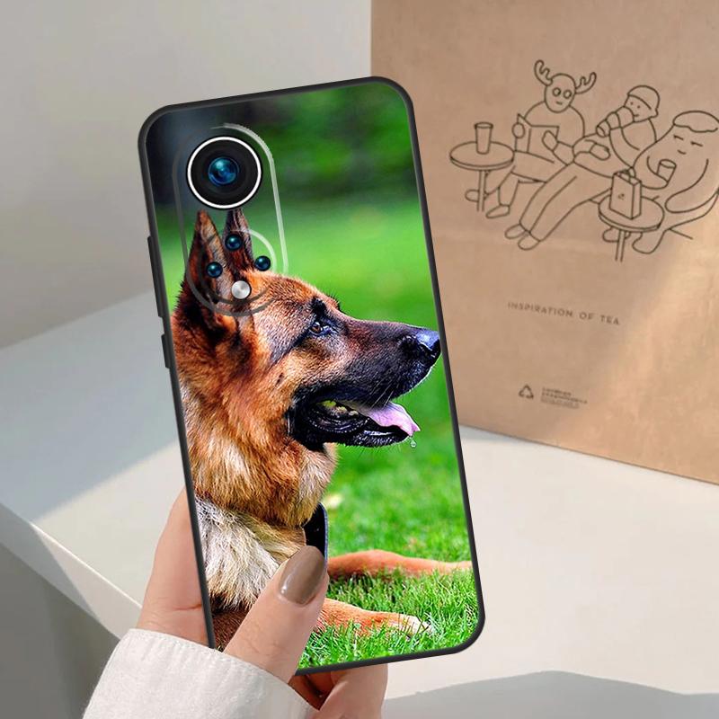 German Shepherd Dog For Honor Magic 8 5 6 7 Pro Case For Honor 400 200 Lite 50 70 90 X8c X8b X9a X9b X9c X9d Win