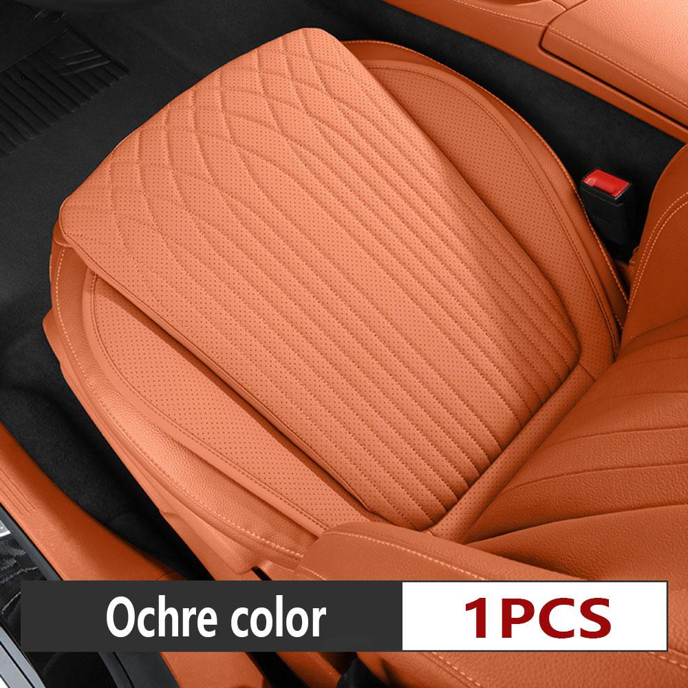 Car Seat Cushion All-season Universal Napa Leather Driver's Front Seat Protector Cover One-piece Summer Breathable Backseat Mat