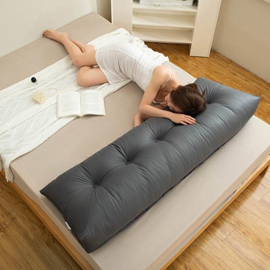 Triangular Headboard Pillow Bed Wedge Pillow With Side Pocket Headboard