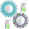 SALUDABLE Diamond Art Bead Beginners of Kit, Mirror, Art, Crafts, Adults, (Set 2) 1DJZ005 & 2DJZ006