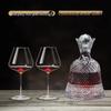 Premium Rotating Wine Decanter Set