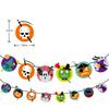 Pendant Flag Halloween Pumpkin Paper Art Party Scenes Layout Pennants Decoration