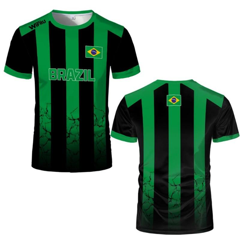 2026 New Brazil Jersey T-Shirt Men's  Football Tee