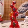 22cm Ceramic Daruma Tower Japanese Porcelain Maneki Neko Lucky Cat Collectible Figurine Dharma Good Luck Zen Statue