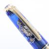 Used Sailor Plus × Sailor Ca.Crea Yukihana Limited Edition Fountain Pen | Professional Gear Slim | Medium-Fine Nib Snowflakes Dark Blue