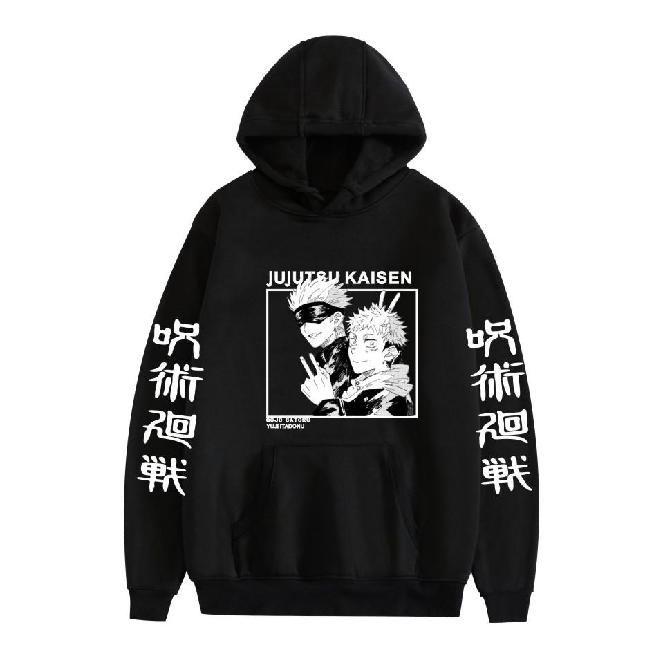 

Jujutsu Kaisen Graphic Hoodies Satoru Gojo Autumn Winter Fleece Streetwear Tops Megumi Fushiguro S