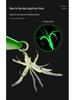 Super Bright Luminous Iron Plate Fishing Knife with Fish-Attracting Light for Overnight Sea Fishing
