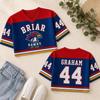 Unisex Fashion Sports Jersey Top Short Sleeve V Neck Casual Athletic Shirt Lightweight Breathable Fabric Comfortable Fit