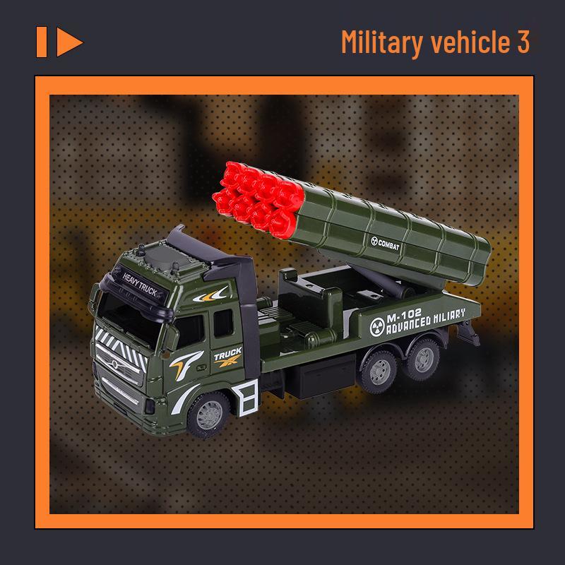 Little King Alloy Toy Pull-Back Excavator - Children's Construction Vehicle Model 