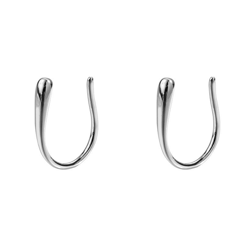 Banyan Tree S925 Silber Wassertropfen Ohrringe – Kalter Stil Nischendesign für Frühling & Sommer