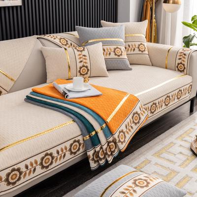 Cuscino per divano Tessuti generali quattro stagioni Pelle Antiscivolo Ingresso Stile lusso Fodera Asciugamano Fodera per cuscino Tutto compreso Panno Ispessito
