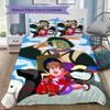 Whimsical Fairy Tale Illustration Pattern Bedding,Quilt Set Quilt Cover Pillowcase Home Birthday Gift (1*duvet Cover+2*pillowcase,without core)SSJT091