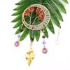 Handmade Sunlight Crystal Dream Catcher: Rainbow Wind Chime Pendant for Girl's Room Gift