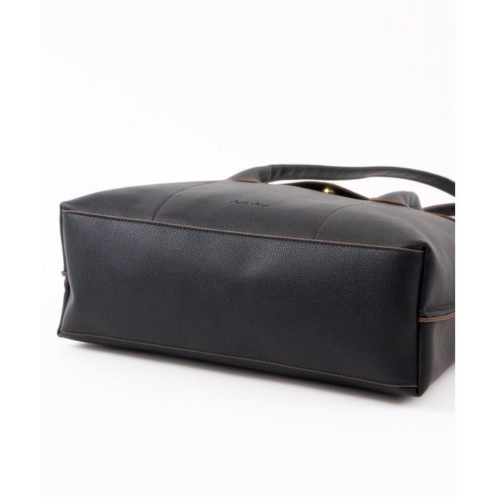 [Regato Largo] Duo Tote Bag A4 Commute Lightweight Business Office Synthetic Leather Ivory Free Size
