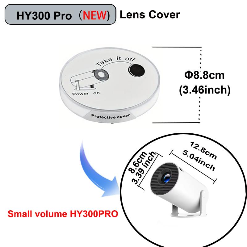 DITONG Projector Lens Protection Cover Avoid Dust Lens Protector for Magcubic HY300 Protector for HY300Pro Projector HY300Plus