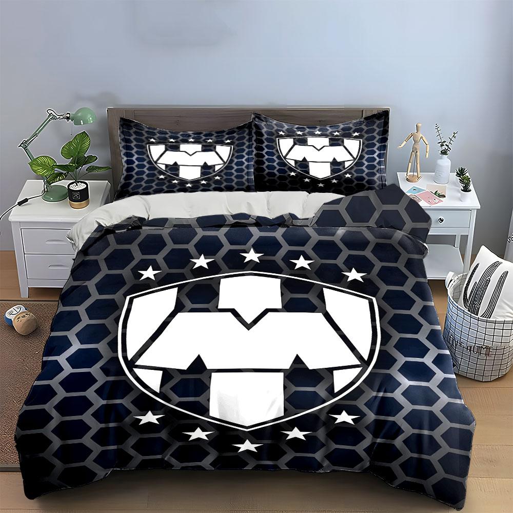 Hexagon Pattern Shield Bedding Bedding Duvet Cover Set Duvet Cover Pillowcases (1 * Duvet Cover 2 * Pillowcases, without duvet insert)