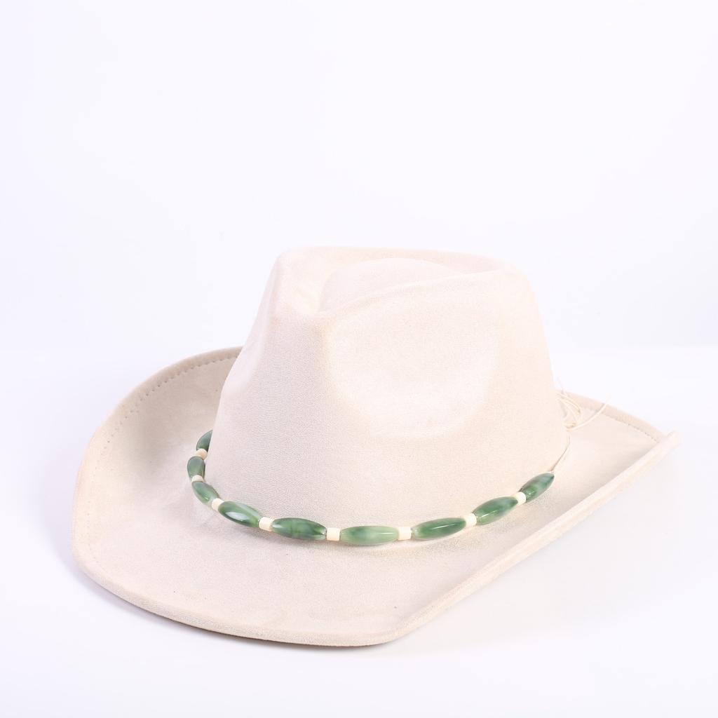 Popular European and American classic suede western cowboy hats, men's and women's fashion outdoor cowboy hats