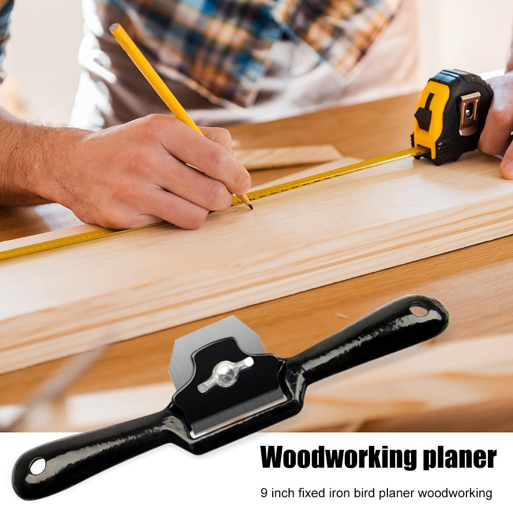Portable 9 Inch Hand Planer Spokeshave Wood Cutting Bottom Edge Trimming Tools