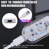 Car Interior Ambient Light USB Rechargeable Cabinet Light Room Decor RGB Lights Atmosphere LED Lamp Magnet Wireless Light