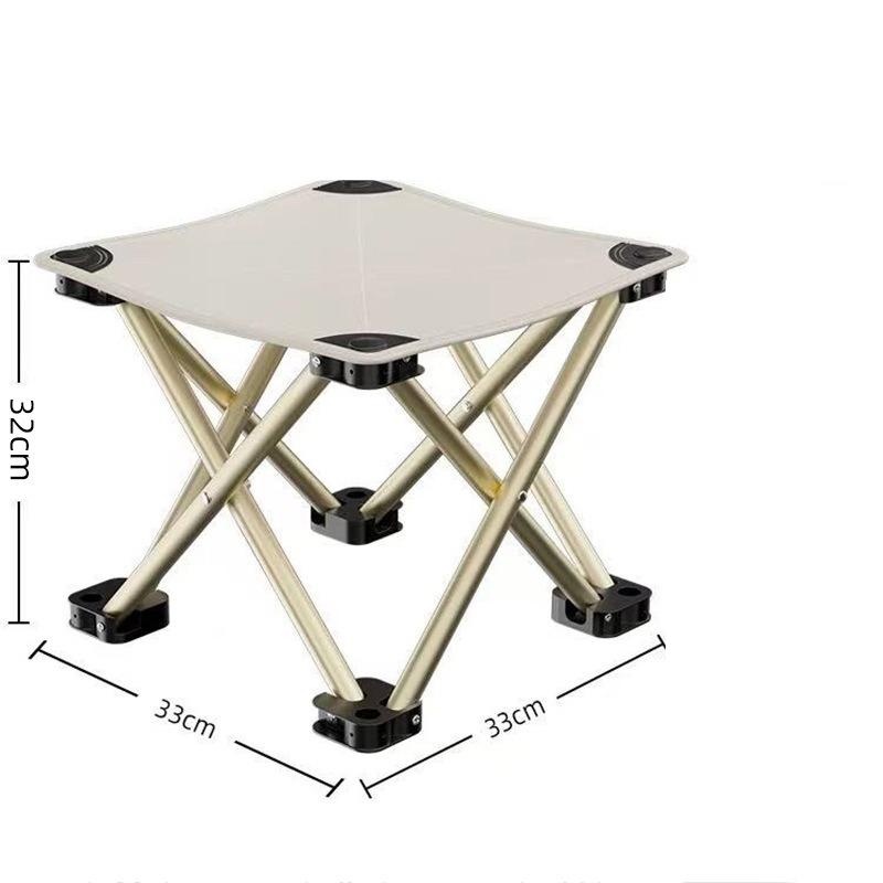 Outdoor camping folding chair portable train high-speed rail no seat art sketching fishing lightweight folding stool