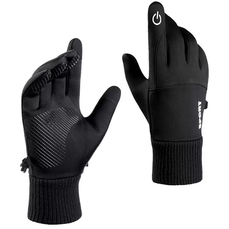 Women s & Men s Winter Touchscreen Gloves - Fleece Lined, Waterproof, Windproof for Cycling & Driving One Size