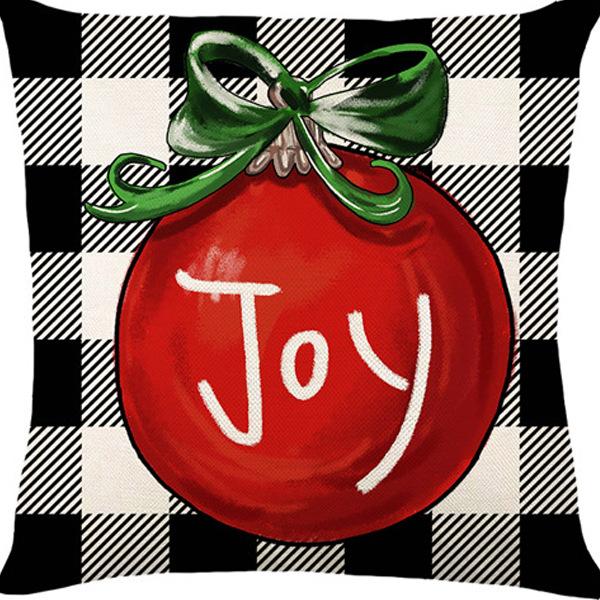 Federa Cuscino con Stampa Natalizia Decorazione Soggiorno Casa Babbo Natale Abbraccio Nuovo Divano Cuscino di Natale
