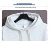 Jungen Fleece-gefütterter Kapuzenpullover für den Winter – Warme, trendige Oberbekleidung für Teenager