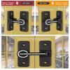 Door Lock Zinc Alloy 90 Degree Sliding Door Latch Heavy Duty Barn Gate Bolt Protect Privacy Cabinet Closet