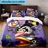 3PCS Red Birds Characters Collage 3pcs Bedding,Including 3PCS Duvet Cover And 2pcs Pillowcases Perfect for Christmas,Ideal for Bedroom, Dormitory