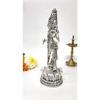 Lord Tirupati Balaji Silver Plated Matte Idol for Car Dashboard | Vishnu Ji Idol for Office Desk Venkateswara Swamy Murti for Home Decor